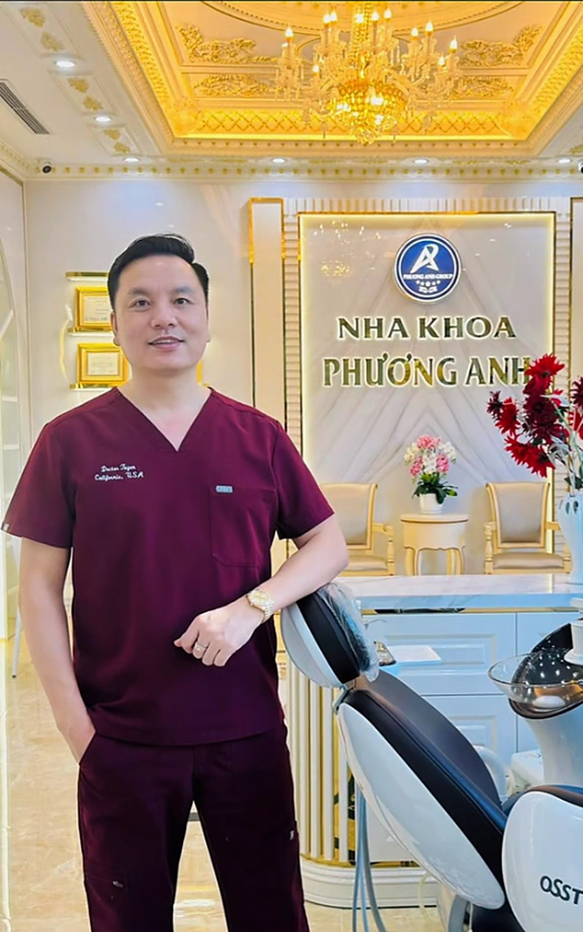 Doctor Nguyen Duc Tuyen at the Phuong Anh reception